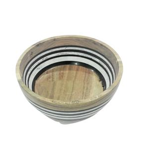 Bol en bois d'acacia naturel, saladier en bois d'acacia naturel, haute qualité, meilleur prix, résine, Joint en bois d'acacia, service alimentaire et saladier - Product Image 1