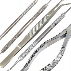 Juego de 5 instrumentos básicos dentales Espejo, alicates, explorador, fórceps de extracción #23 LA ELAHI y CO - Product Image 4