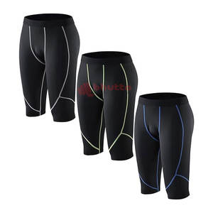 Precio barato pantalones cortos de compresión con bolsillos gimnasio Fitness hombres pantalones cortos atléticos para correr entrenamiento Oem personalizado - Product Image 1