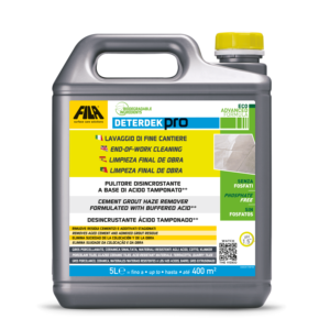 DETERDEK PRO Nettoyant liquide acide multifonction à faible odeur pour sols, détartrant et antirouille, sans danger pour les métaux, la terre cuite et les carrières - Product Image 1