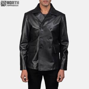 Nouvelle arrivée Vintage Camouflage 100% peau de vache ample mode Biker veste hommes hiver en cuir véritable imperméable coupe-vent unisexe - Product Image 1