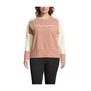Felpa Sportiva da Donna Taglia Grande 1X Rosa in Tessuto Lavorato a Maglia per Fitness For Champion - Product Image 2