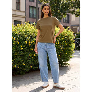 Women's Plain <b>T</b>-<b>Shirt</b> - Product Image 2