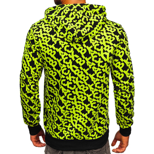 Sudaderas con capucha personalizables de invierno para hombre, impresión por sublimación de alta calidad, 88% poliéster, 12% ELASTANO, diseño personalizado con corte - Product Image 2