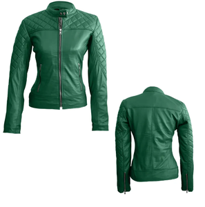 Nouveau respirant dernière conception femmes à la mode 2024 haute qualité femmes meilleure conception vestes en cuir - Product Image 6