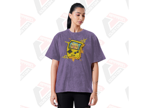 T-shirt tendance pour femmes pour l'été, confortable, écologique, en denim, batik, velours côtelé, avec appliques et perles. - Product Image 4