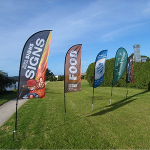 <span class=keywords><strong>Precio</strong></span> de fábrica, Bandera de plumas para exteriores, bandera de playa voladora, bandera publicitaria de cara, Bandera de plumas de playa - Product Image 2