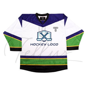 Maillot de hockey sur glace personnalisé pour hommes, dernier style pour adultes, best-seller, 100% polyester, séchage rapide, respirant, logo personnalisé - Product Image 3