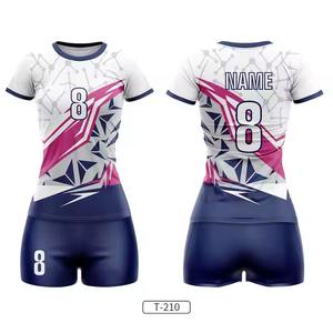 Uniforme de voleibol con logotipo personalizado de alta calidad para mujer conjuntos de ropa deportiva al por mayor para mujer - Product Image 3