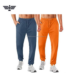 Pantalones Deportivos de Entrenamiento para Hombre, Premium, Ligeros, Mezcla de Poliéster/Algodón, Transpirables, Cintura Media Elástica, Estilo Deportivo - Product Image 3