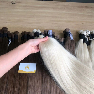 Extensiones de cabello de estilo de lujo de textura recta no Remy virgen de alta calidad a granel mejor precio al por mayor de Vietnam - Product Image 1