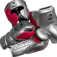 Nuevo Set de Boxeo Fly Multicolor Personalizado, Último Modelo, Set de Sparring Fly Boxing, Set de Kickboxing Profesional de Cuero CP-BHG-30