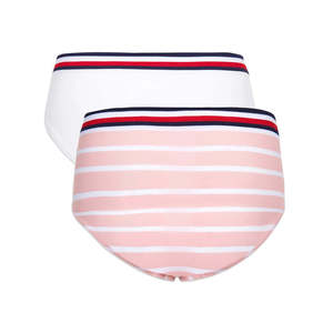 Mutandine Hipster Seamless a Vita Media Tommy Hilfiger per Bambine e Ragazze, Confezione da 2, Bianche - Taglia 8-10 - Product Image 2