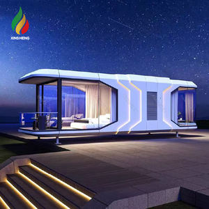 Роскошный эко-сборный 20 футов 40-футовый стальной передвижной дом, готовый дом и офис, открытый космос, капсула, домашняя зеленая капсула - Product Image 1