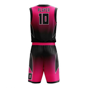 Ensemble de maillot et short de basketball d'été 2026 de haute qualité, confortable, motif personnalisé, réversible, sergé, grande taille, uniforme imprimé - Product Image 6