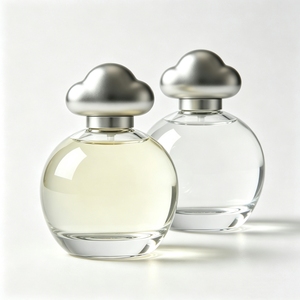 100ml Square Luxury Designer Perfume Bottle EDP EDT Lasts 12h <b>Spray</b> Screw Cap Stainless Steel Collar Glass - Product Image 6