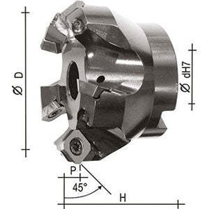 Nouveau porte-outil indexable en acier 9845M 2 pour fraiseuse CNC, support d'inserts BT & NT standard - Product Image 1