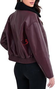 Chaqueta de Invierno para Mujer de Alta Calidad, Diseño Personalizado, Chaqueta de Cuero Genuino para Mujer, Chaqueta Transpirable para Mujer en Nurak - Product Image 5