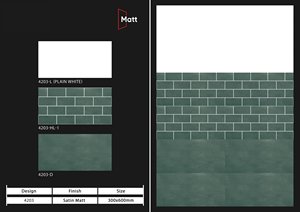 Carreaux muraux en céramique 300X600mm finition mate dimension 30x60cm marbre rétro-éclairé de luxe vente en gros carreaux muraux indiens - Product Image 4