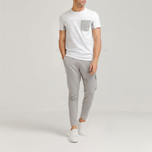 Camiseta cómoda para hombre hecha con tela de algodón transpirable suave Camiseta informal con estilo para hombre Uso diario - Product Image 2