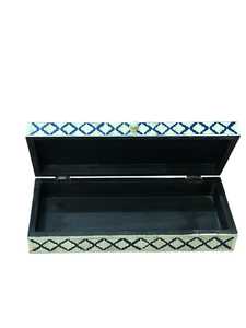 Joyero con incrustaciones de hueso de alta calidad con joyero moderno de color personalizado Joyero con incrustaciones de hueso de la mejor calidad - Product Image 5