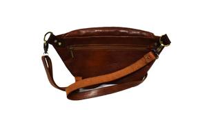 Moroccansoul - Bolsa de Viaje Portátil Vintage de Cuero Genuino con Cierre de Cremallera y Forro de Algodón, Origen MA - Product Image 3