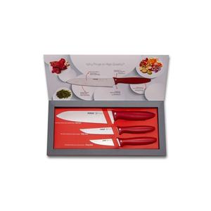 Juego de Cuchillos de Cocina de Acero Inoxidable Pure Line de 3 Piezas, Incluye Caja, Cuchillo de Chef, Cuchillo para Picar Frutas, Afilado y Ligero - Product Image 1