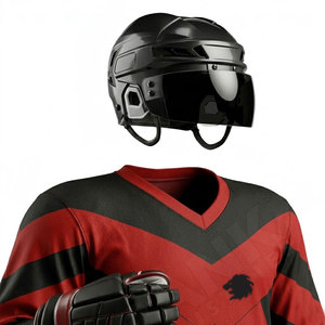 Uniformes de hockey sur glace pour hommes sur mesure en gros, service OEM, ensembles d'uniformes de hockey sur glace brodés - Product Image 3