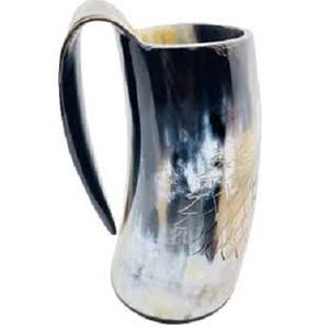 Taza de cuerno de súper calidad hecha a mano, Búfalo, buey, vaca, cuerno Natural, Vikingo, tazas para beber cerveza, taza de cuerno para beber, exportación desde la India - Product Image 3