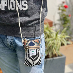 Nouveau sac de chanvre occidental sac à bandoulière multi-usages élégant Jute avec matériau en coton durable Mini sac à bandoulière sac à provisions femmes - Product Image 2