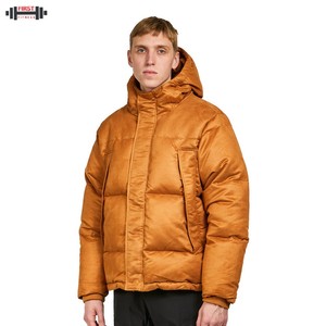2025 Customized Men's Winter Parka Puffer <b>Jacket</b> High Quality <b>Canvas</b> Eco-Friendly Reversible Plus Size - Product Image 1