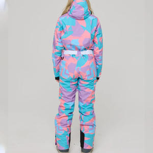 Traje de Nieve para Adultos al por Mayor, Ropa de Esquí Individual o Doble con Cierre de Cremallera, Conjunto Completo para Hombres, Mujeres y Niñas - Product Image 5