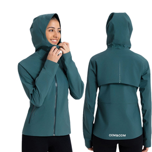 Active Wear Outdoor Gym <b>Zip</b> <b>Up</b> <b>Jacket</b> Premium High Quality Lightweight Breathable Windproof Durable Sports <b>Jacket</b> - Product Image 1