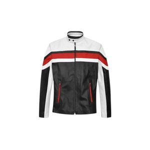 Chaqueta de motorista de cuero de vaca para hombre hecha a mano personalizada al por mayor en cuero genuino con aspecto clásico y acabado duradero - Product Image 6