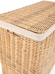 Panier à linge en rotin naturel du Vietnam, OEM ODM, panier de rangement en rotin tissé à la main, écologique, rustique, organisateur de maison, meubles - Product Image 4
