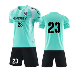 Vente en gros uniforme de maillot de football personnalisé maillot d'entraînement de sublimation respirant ensemble complet d'équipe vêtements de football personnalisables - Product Image 6