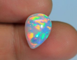 Amazing Ethiopian Opal Cabochon <b>Stone</b> Loose Precious Pear Shape Welo Galaxy <b>Fire</b> Ethiopian Opal Gemstone For Making Jewelry - Product Image 2
