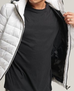 Chaqueta acolchada ajustada informal de invierno para hombre, cómoda y elegante, sólida, con capucha, cremallera, servicio OEM, fábrica teñida - Product Image 6