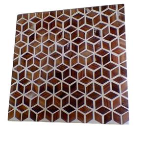 Zig-Zag Design Wood & Resin Chopping Board With Handle Chopping Board <b>Cheese</b> Serving Board Handmade Durable Dishwasher - Product Image 3