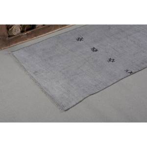 Rústico gris 29X57 pies Área grande Alfombra turca vintage Patrón rectangular clásico Lana con respaldo de látex para adolescentes Estilo clásico - Product Image 4