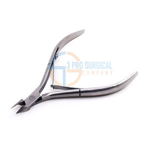 Pinces à ongles à cuticules en acier professionnelles pour manucure et soins personnels outil de soin des doigts sûr pour bébé - Product Image 1