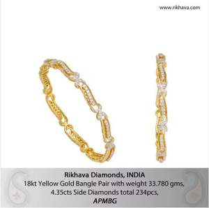 สร้อยข้อมือเพชรสีทองและกำไลสำหรับแสดงเครื่องประดับที่หรูหราเครื่องประดับที่ไม่สามารถเอาชนะได้ - Product Image 4