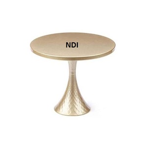 Elegante Soporte para Servir Pasteles en Fiestas de Boda con Acabado Dorado para Decoración de Mesa de Hotel y Accesorios - Product Image 1
