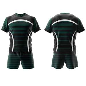 Venta caliente camiseta de rugby personalizada/uniforme de Jersey corto al por mayor nuevos conjuntos de impresión por sublimación estilo popular - Product Image 4