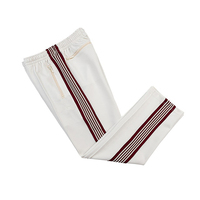 Pantalon de survêtement décontracté pour homme OEM, mi-long, en polyester/coton, coupe droite évasée, séchage rapide, respirant, écologique, léger, avec logo personnalisé