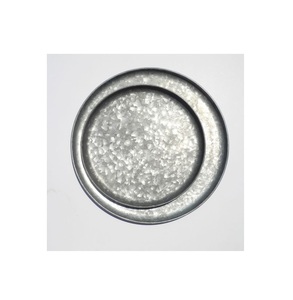 Plateaux de décoration galvanisés de meilleure qualité, différentes tailles, plateaux de table pour mariages et événements, plateaux de service avec base élégante - Product Image 1