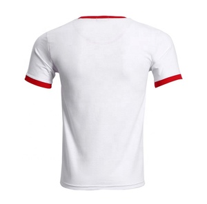 Wholesale <b>Mens</b> <b>Red</b> Ringer cotton T <b>Shirt</b> Shop Bulk Nice Cool Ringer T-<b>shirt</b> for <b>men</b> - Product Image 5