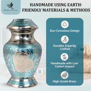 Urnes bébé pour cendres Urne ours en peluche garçon pour bébés Magnifiques petites urnes pour enfants et enfants - Product Image 6