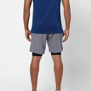 Couleur bleue hommes gym fitness débardeur 2024 personnalisé classique col rond confortable Durable séchage rapide respirant doux hommes débardeur - Product Image 5