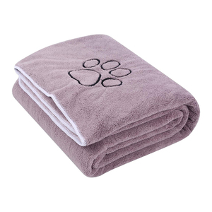 Multi Color Ultra Soft Fabric Washable Absorbent <b>Cat</b> Dog Bath Towel Dogs Best Selling Animal Accessories <b>Top</b> Quality Towel - Product Image 2